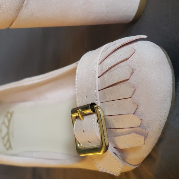 Pink Suede heels, size 7 - Picture 5 of 6